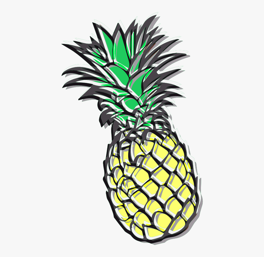 Plant,food,ananas - Clip Art Pineapple Transparent, Transparent Clipart