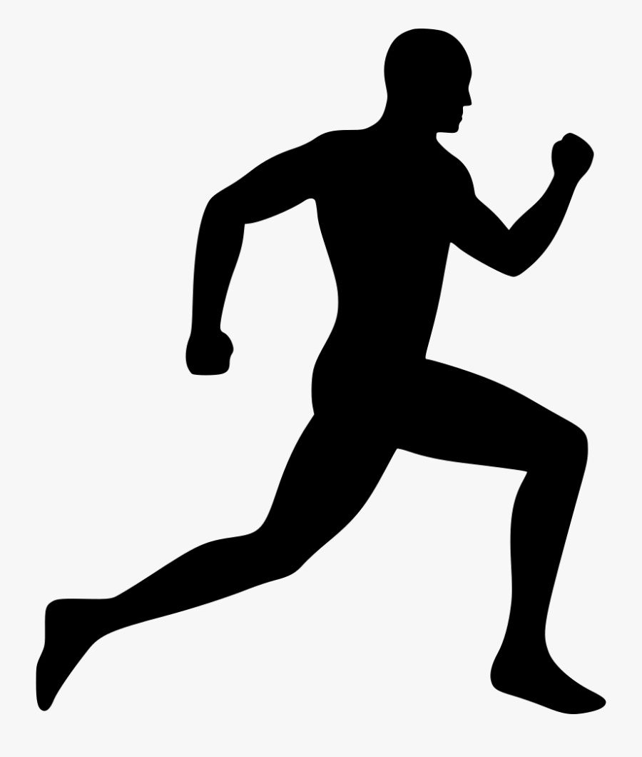 Running Man Silhouette At Getdrawings - Running Man Silhouette Png, Transparent Clipart