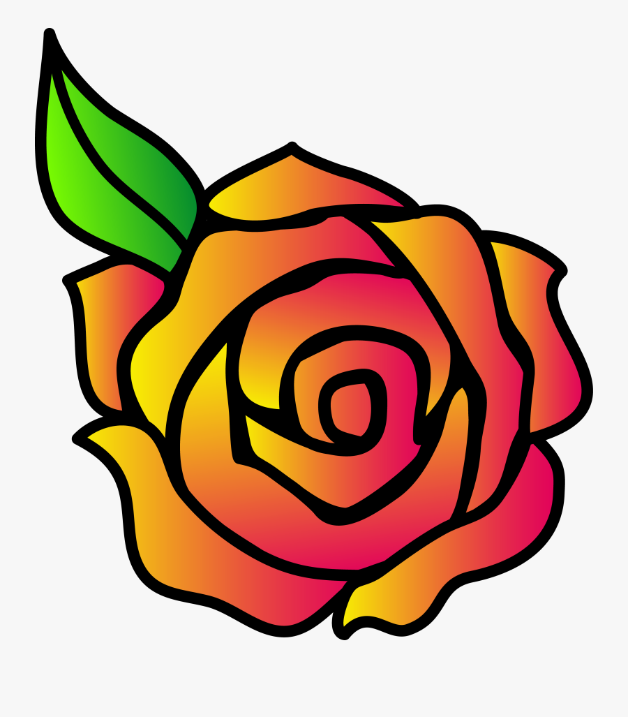 Yellow Rose Art Free Download Clip On Clipart - Roses To Draw Easy, Transparent Clipart