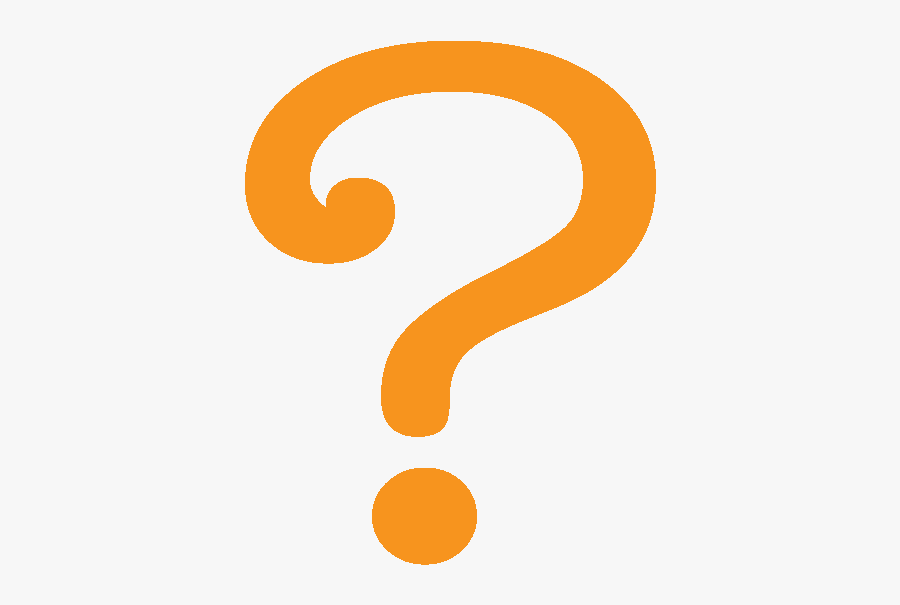 Question Mark 41 Png - Question Mark Clipart Orange, Transparent Clipart