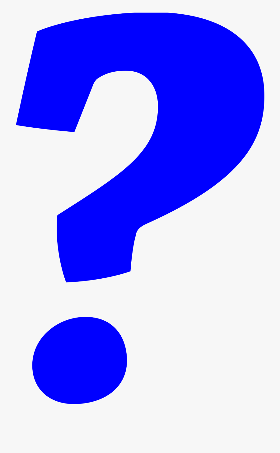 Datei Italic Svg Wikipedia - Blue Question Mark Png, Transparent Clipart
