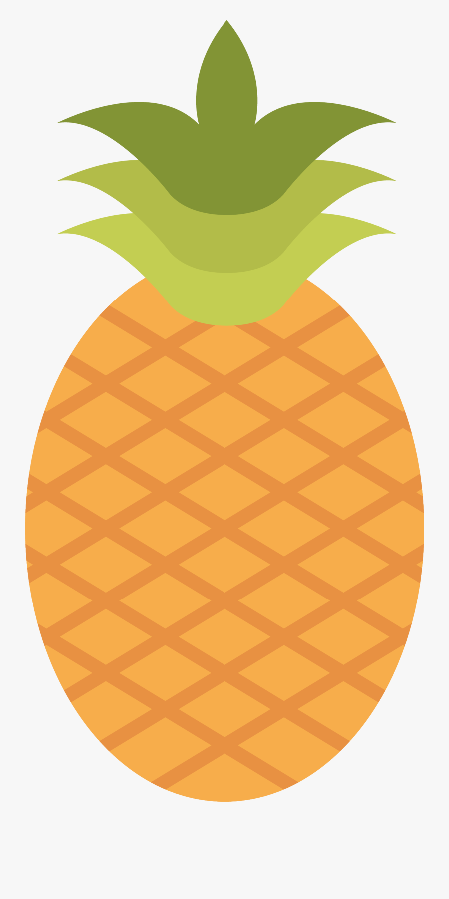 Pineapple Cartoon Drawing - Pineapple, Transparent Clipart