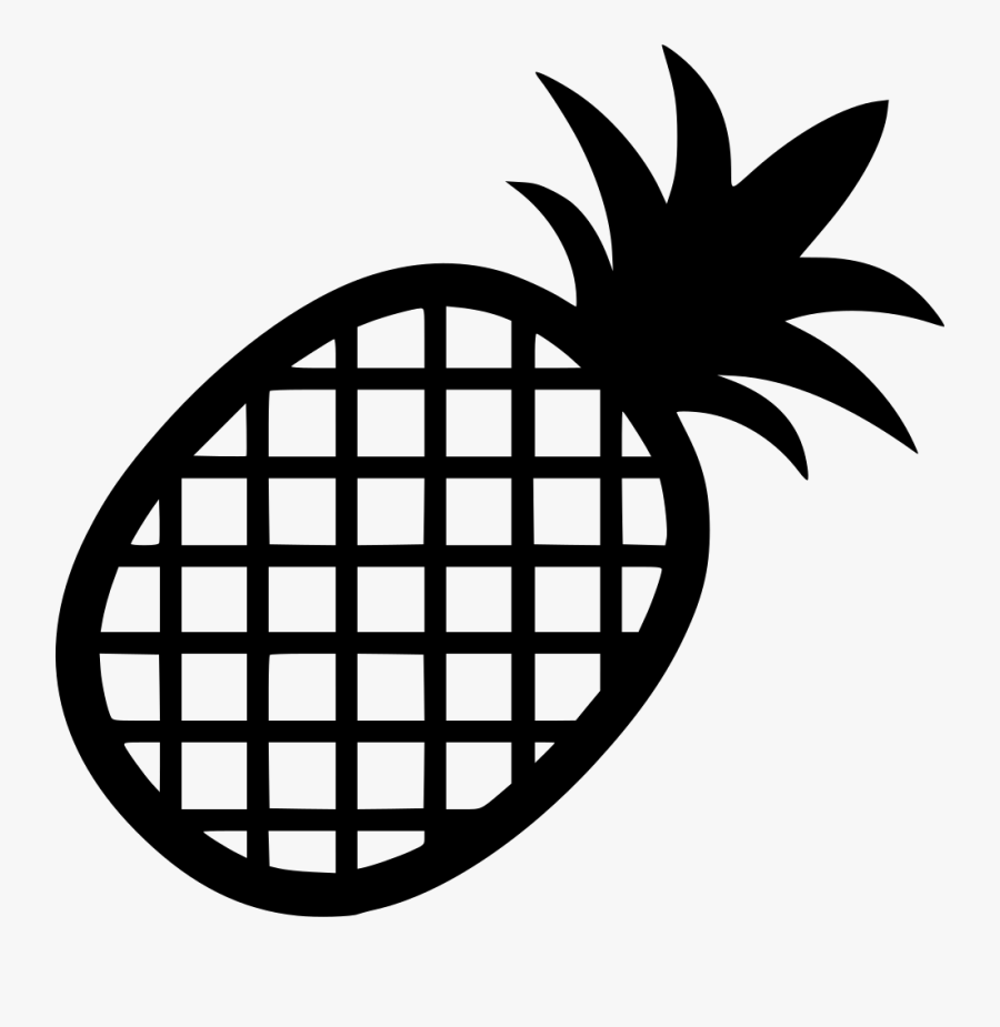 Clip Art Pineapple Svg Free - Free Pineapple Icon Png, Transparent Clipart