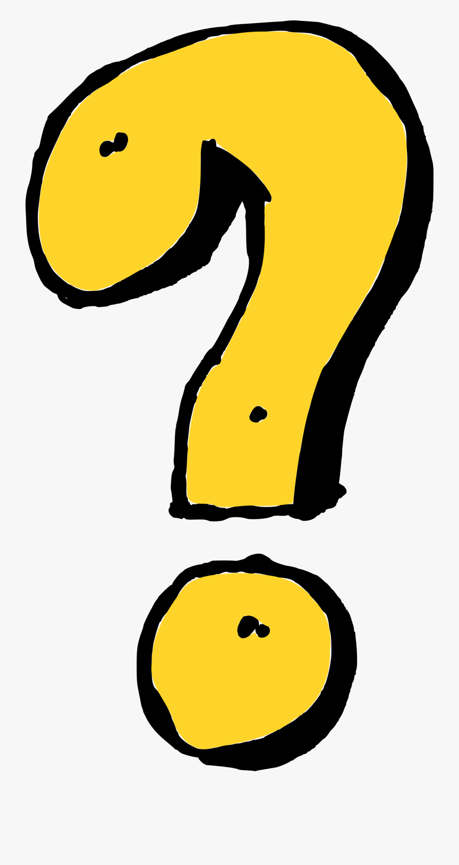 Question Mark Cartoon Transparent - Question Mark Vector Png, Transparent Clipart