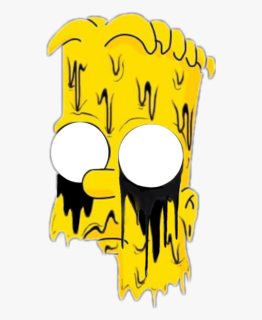Bart Clipart Free Download - Supreme Bart Simpson Head, Transparent Clipart