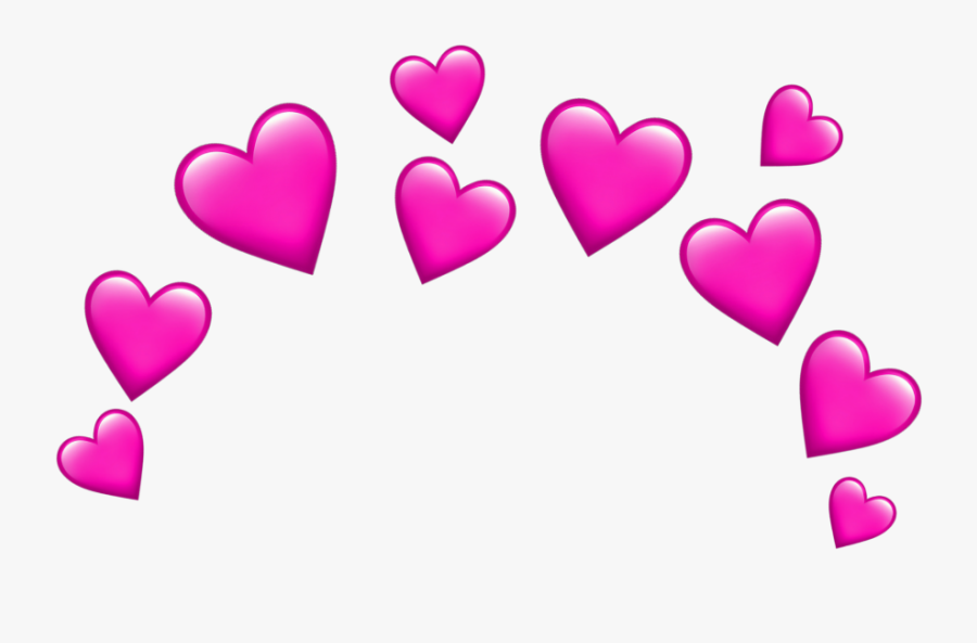 Transparent Emoji Stickers Png - Transparent Heart Crown Png, Transparent Clipart