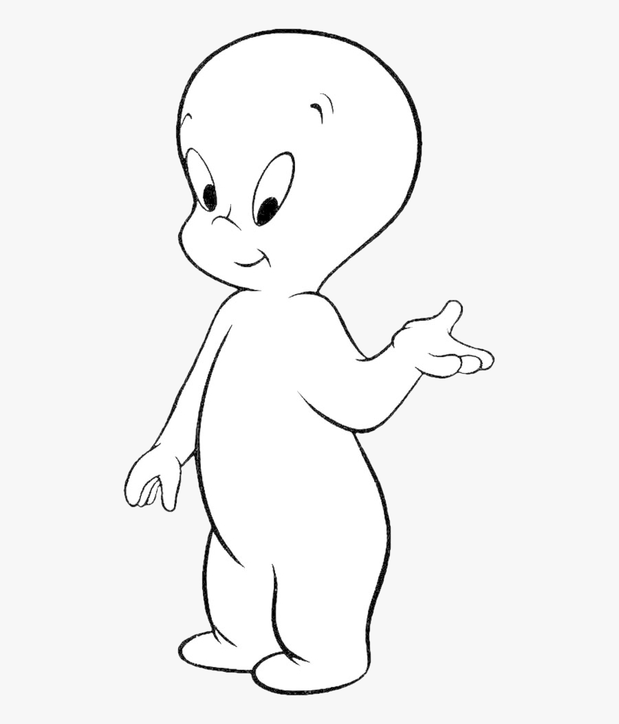 Ghost Casper Doodle Sweetghost Cuteghost Horror Drawing - Kids Cartoon Ghos...