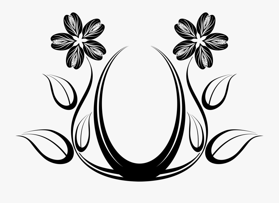 Drawing Abstract Flower Huge Freebie Download For Powerpoint - Line Art Flower Designs, Transparent Clipart