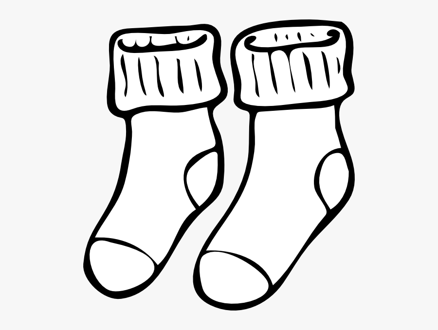 Socks Clipart Dr Seuss - Socks Black And White, Transparent Clipart