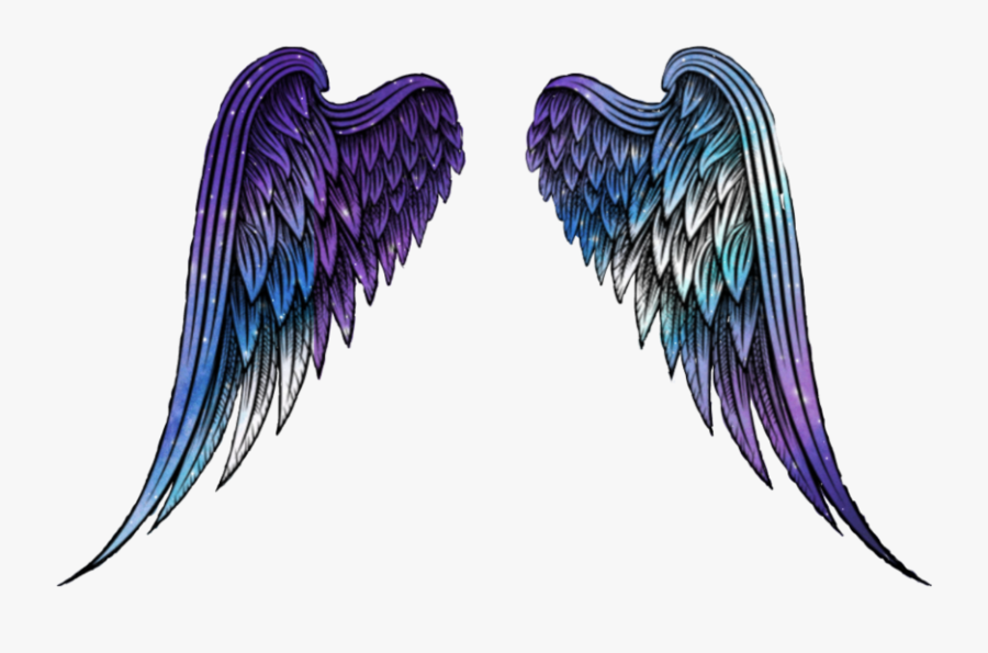 #wings #angel #angelwings #space #galaxy #stars #star - Illustration, Transparent Clipart
