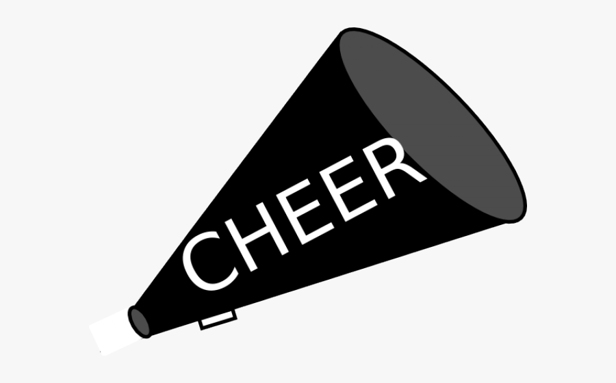 Graphic Transparent Download Cheerleading Clipart Images - Cheer Black And White, Transparent Clipart