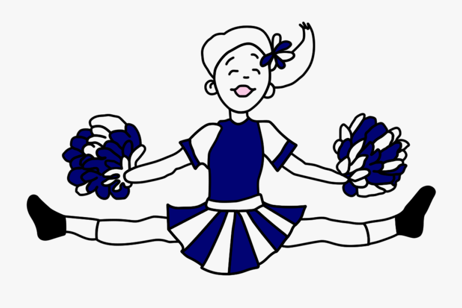 Navy Clipart Cheer - Thank You To Cheerleaders Clip Art, Transparent Clipart