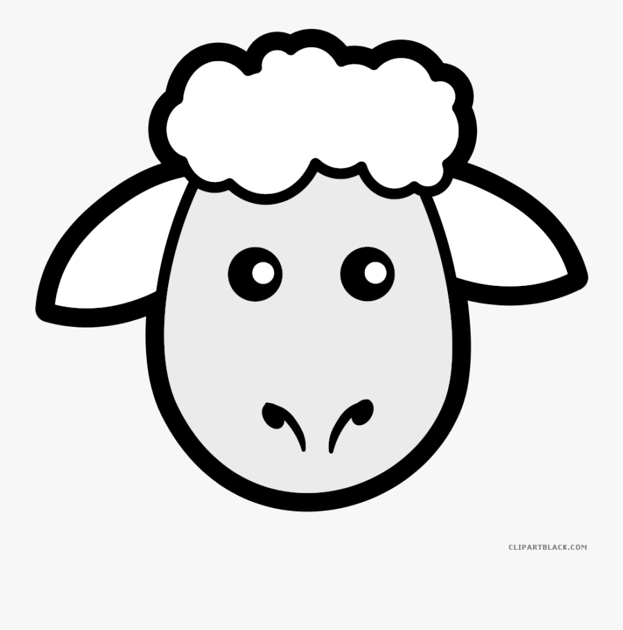 Sheep Animal Free Black White Clipart Images Clipartblack - Sheep Icon, Transparent Clipart