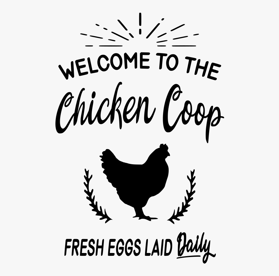 Chicken Coop Sign Svg, Transparent Clipart
