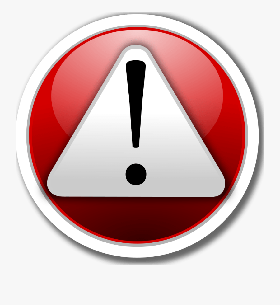 Clipart Alert Red Icon - Animated Warning Icon Gif, Transparent Clipart