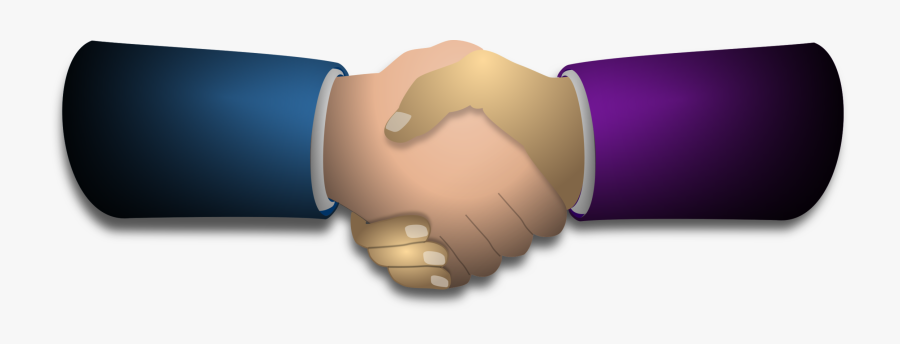 Angle,purple,hand - Hand Shake Logo High Resolution, Transparent Clipart