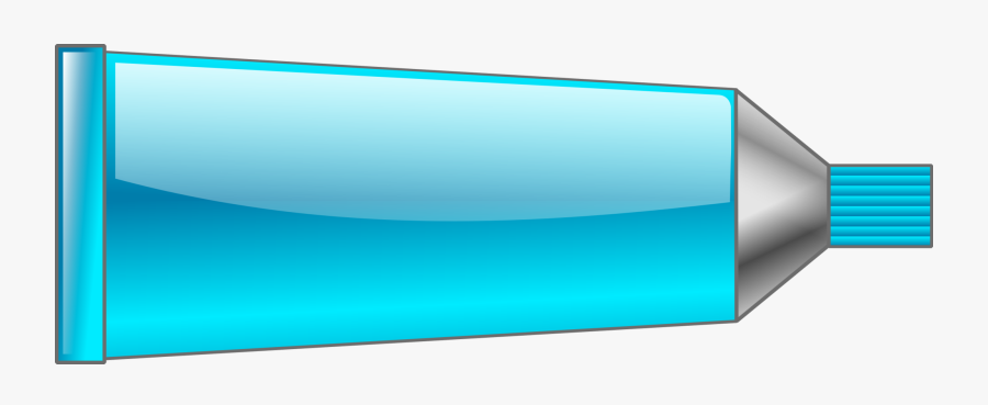 Blue,angle,aqua - Toothpaste Tube Clipart, Transparent Clipart