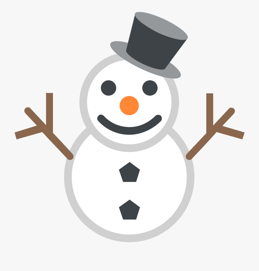 Transparent Snowman Emoji Png Emoji Snowman Free Transparent Clipart Clipartkey