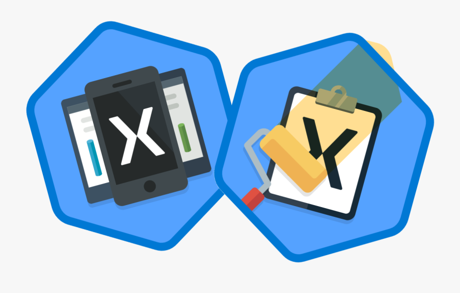 Illustration Of Two Xamarin Learning Path Trophies, Transparent Clipart