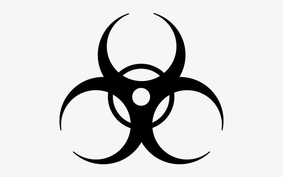 Line Art,monochrome Photography,symbol - Biohazard Png, Transparent Clipart