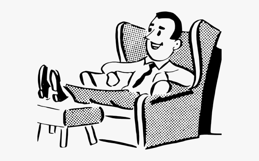 Retirement Wishes For Dad - Comfort Clipart Black And White, Transparent Clipart