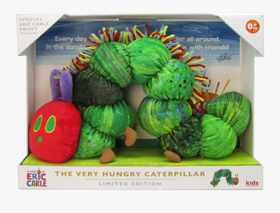 Very Hungry Caterpillar 50th Birthday Plush & Print - Very Hungry Caterpillar 50, Transparent Clipart