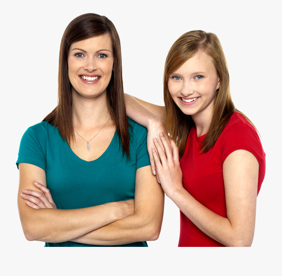 Teenage Girl Png Image - Mother And College Daughter, Transparent Clipart