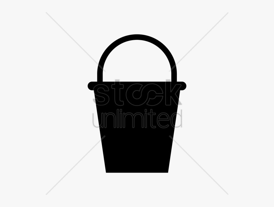 Transparent Pail Clipart Black And White - Illustration, Transparent Clipart