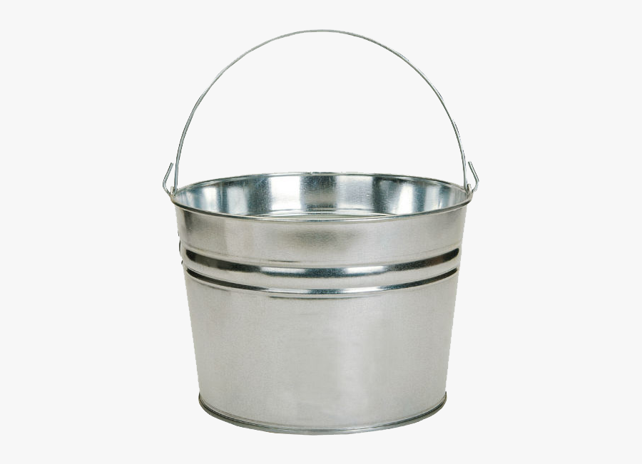 Metal Bucket Png Transparent Image, Transparent Clipart