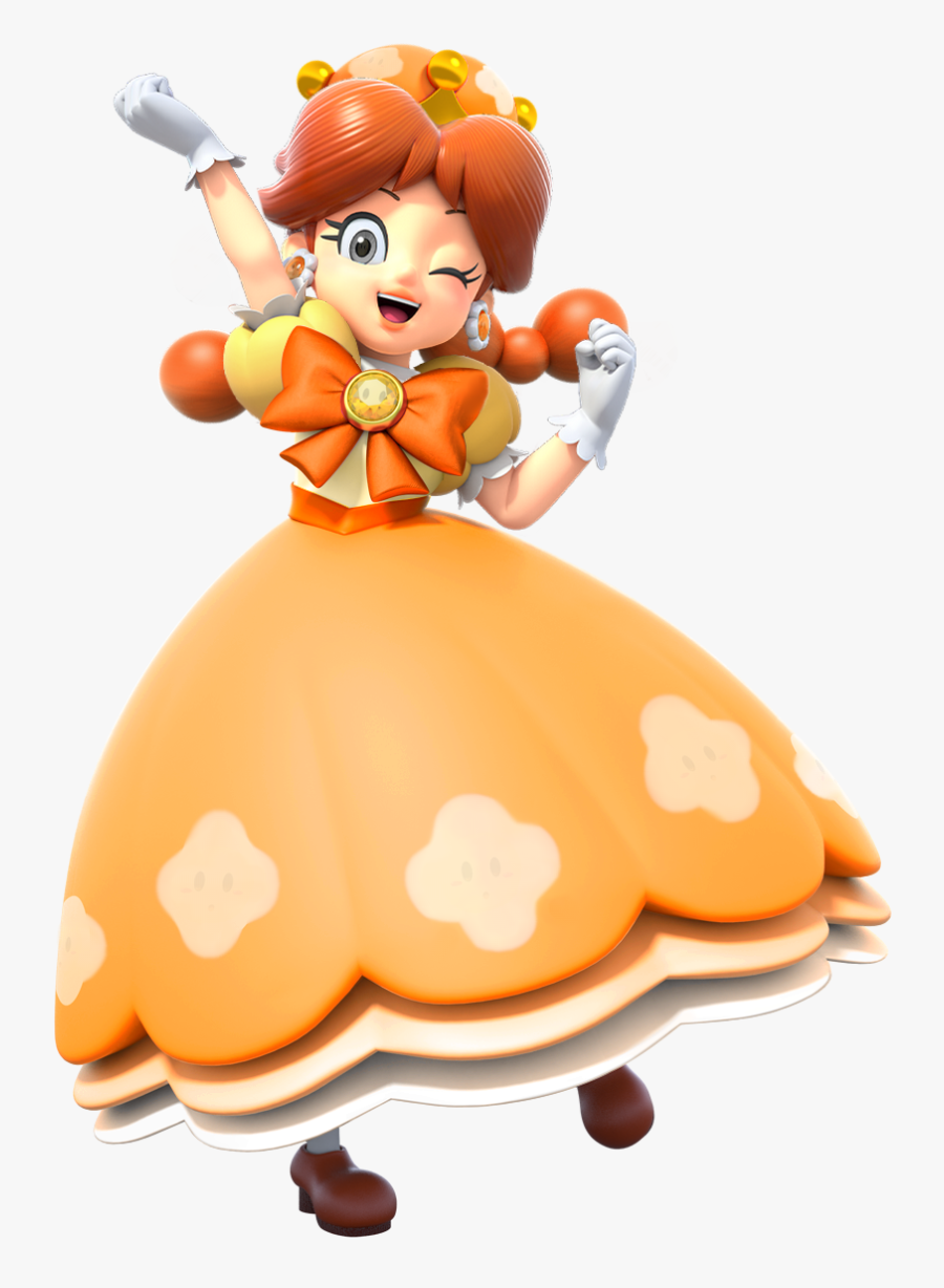 New Super Mario Bros Wii U Toad Princess Peach Orange - New Super Mario Bros U Deluxe Peach, Transparent Clipart