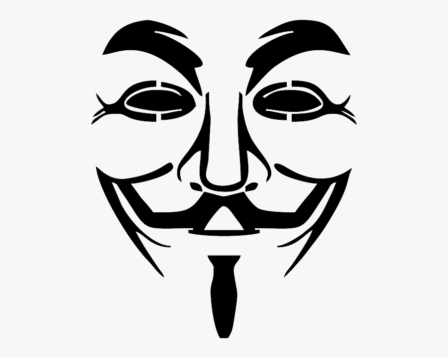 Lambdas Are Anonymous - Guy Fawkes Mask, Transparent Clipart