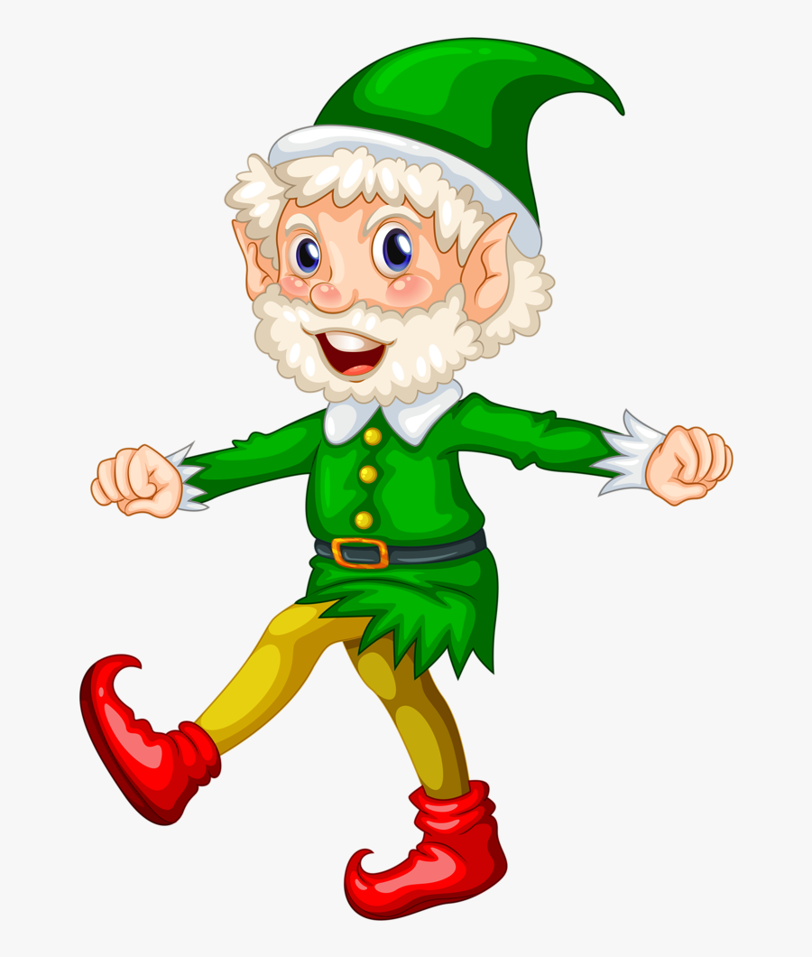 798 X 1024 - Cartoon Christmas Elf Png, Transparent Clipart