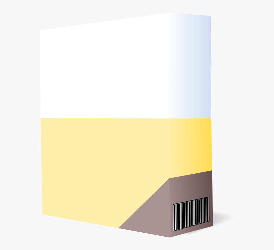 Software Box 3 - Orange, Transparent Clipart