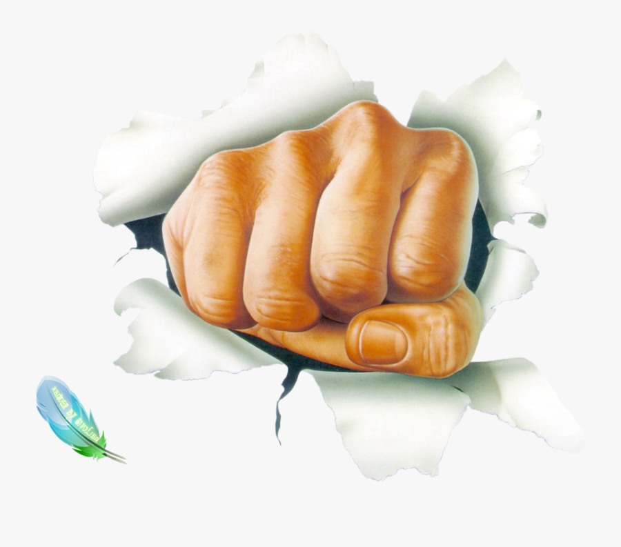 Png Download Clipart Fist - Fist Through Paper Png, Transparent Clipart