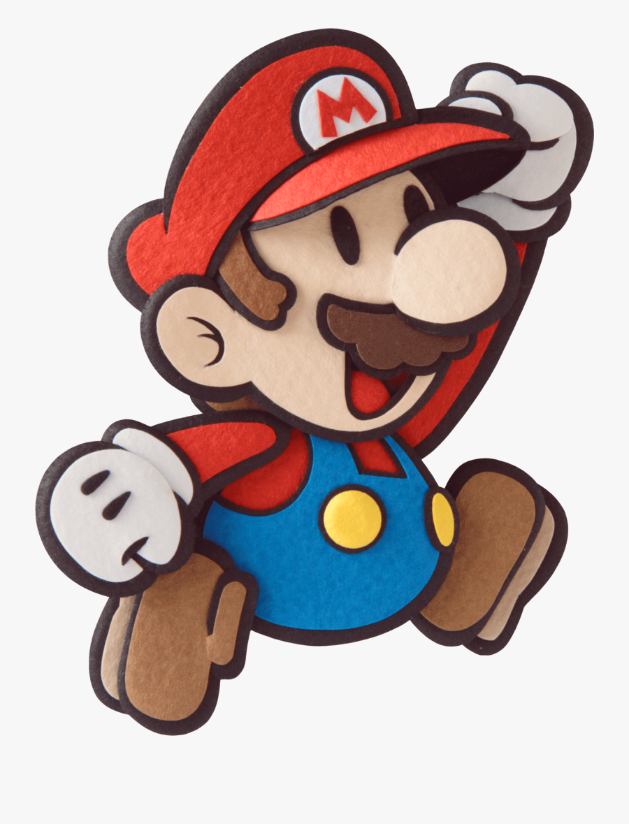 Super Mario Clipart Fist - Paper Mario Sticker Star Mario, Transparent Clipart
