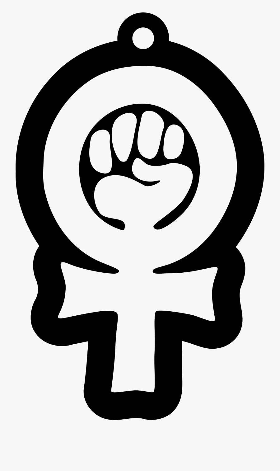 Politics Clipart Fist - Second Wave Feminism Symbol, Transparent Clipart
