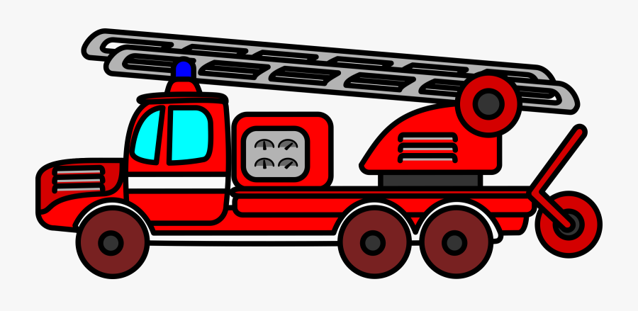 Transparent Ladder Clipart Png - Fire Engine, Transparent Clipart