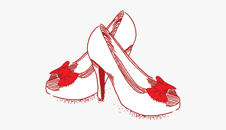 Ruby Slippers Styling, Transparent Clipart