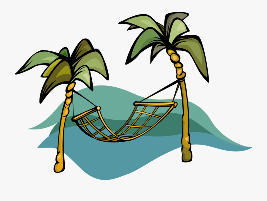 Hammock For Swinging Or - Coqueiro Com Rede, Transparent Clipart