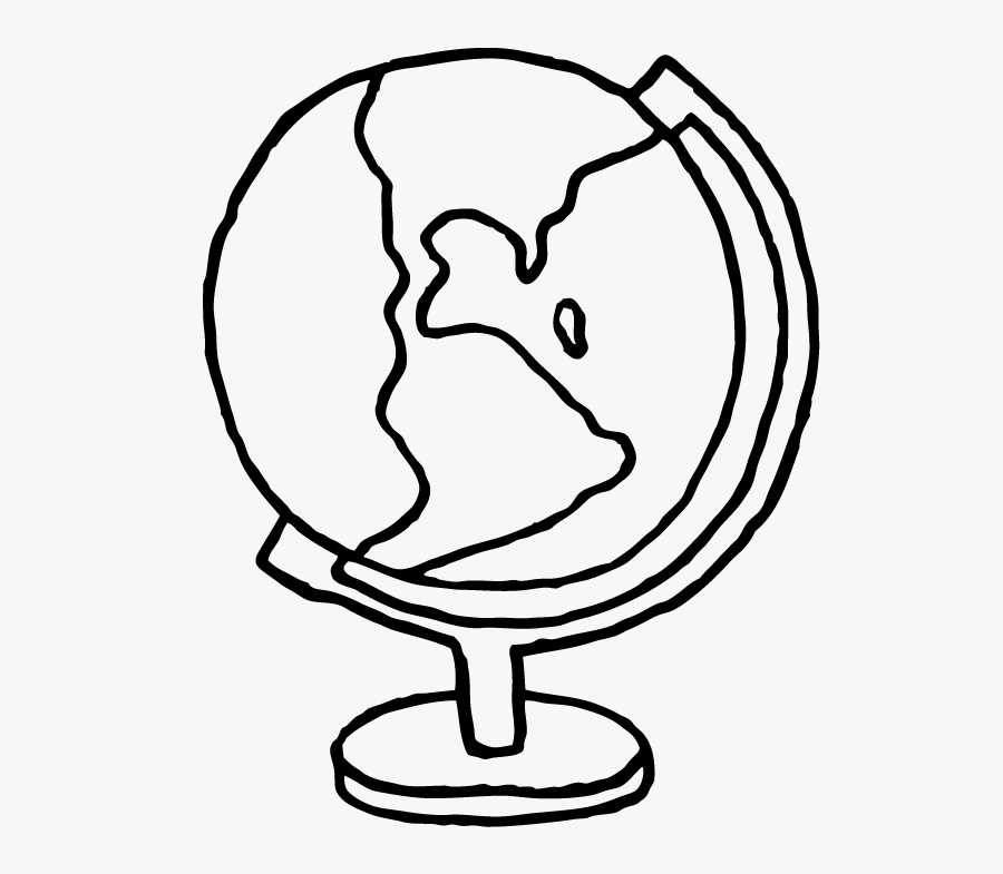 Graphic Freeuse Stock Simple Globe At Getdrawings - Draw A Simple Globe, Transparent Clipart