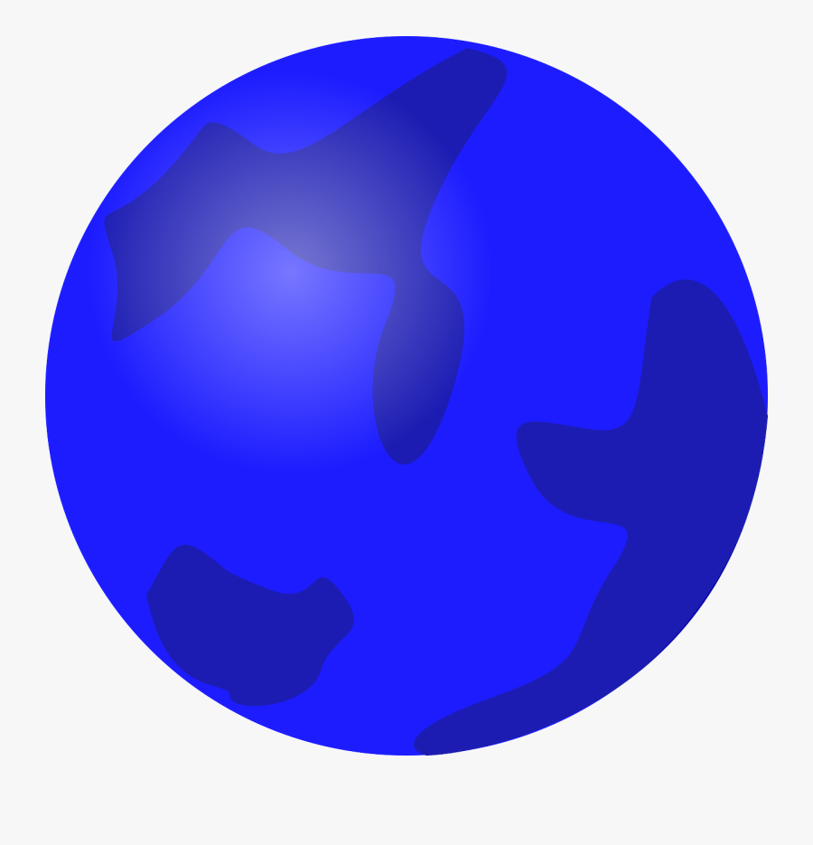 Globe Clipart Blue And Featured Illustration - Sphere, Transparent Clipart