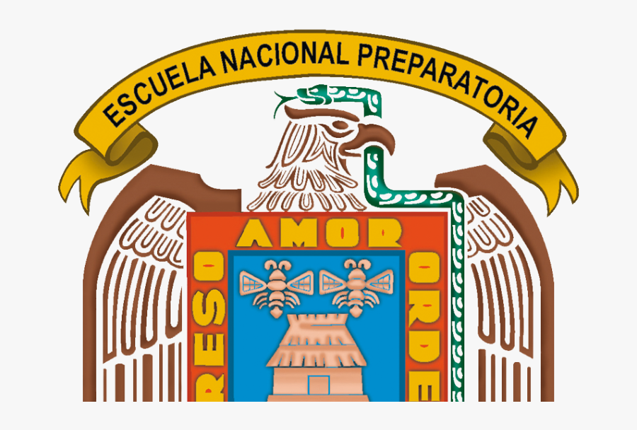 Transparent Escudo Nacional Mexicano Png - Escudo De La Escuela Nacional Preparatoria, Transparent Clipart