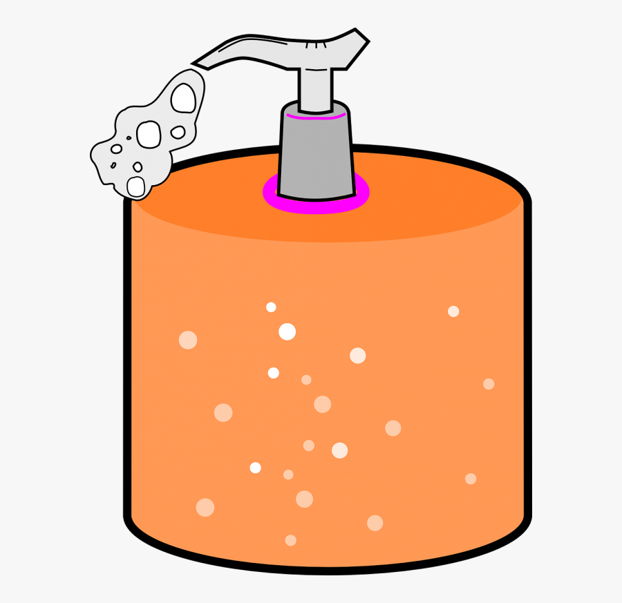 Pump, Dispenser, Hygiene, Foam, Wash, Soap, Sanitizer - Soap Dispenser Clip Art, Transparent Clipart