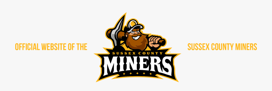 Sussex County Miners Logo, Transparent Clipart