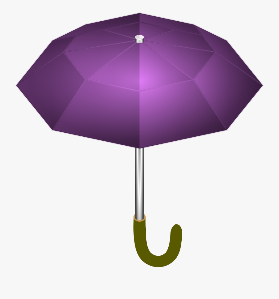 Umbrella, Canopy, Rain, Lilac, Violet - Guarda Chuva Roxo Desenho, Transparent Clipart