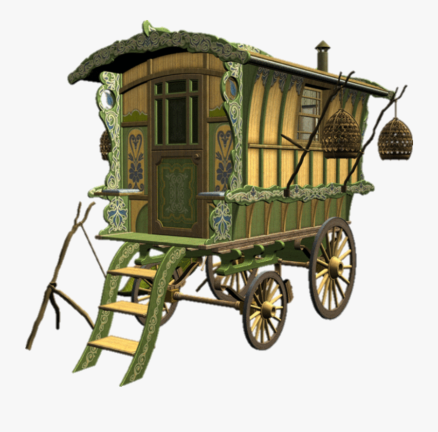 #gypsy #caravan - Gypsy Wagon Png Transparent Background, Transparent Clipart