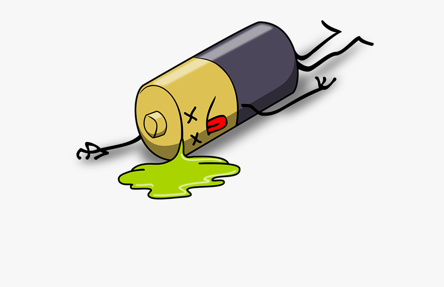 Dead Battery, Transparent Clipart