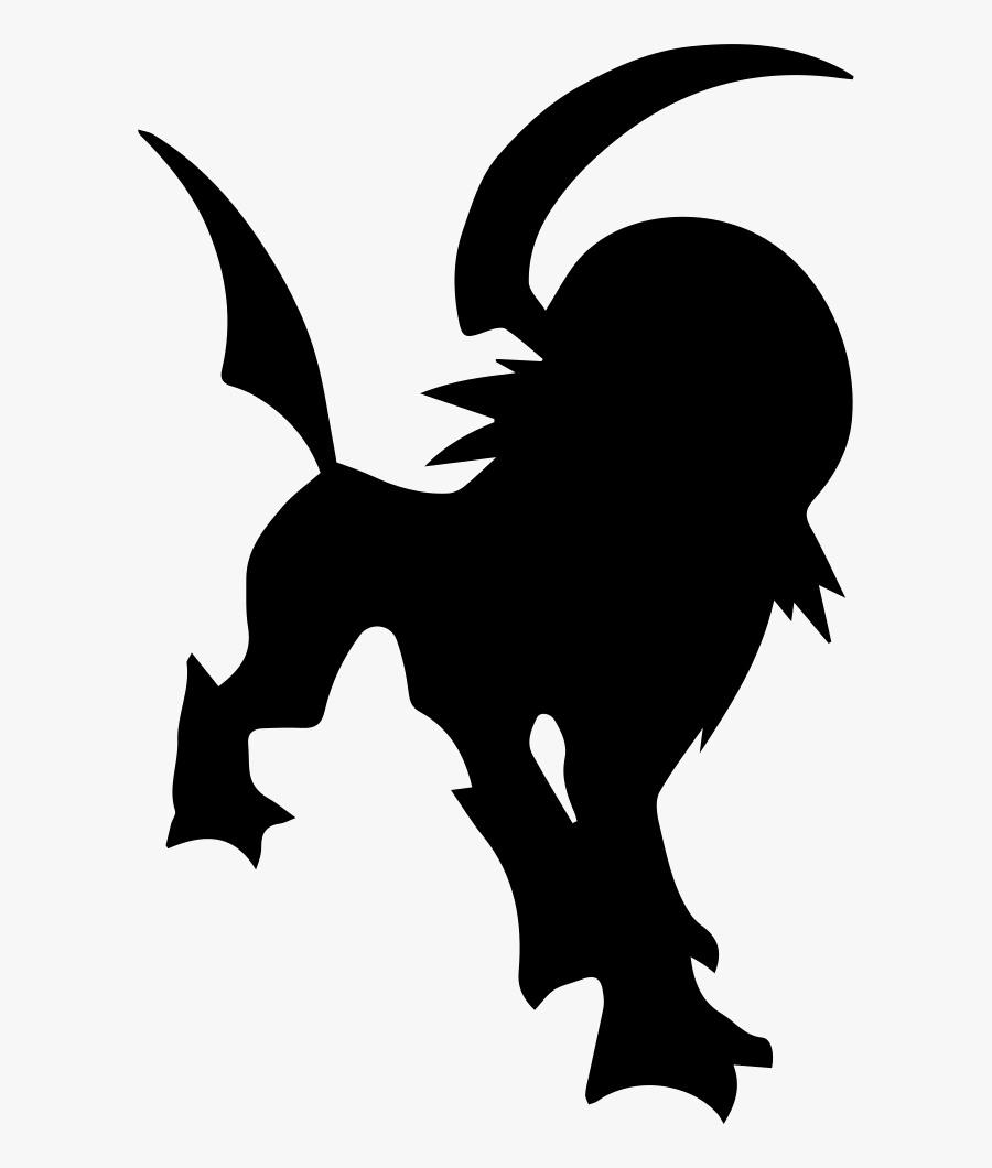 Transparent Pikachu Png Icon - Absol Silhouette Png, Transparent Clipart