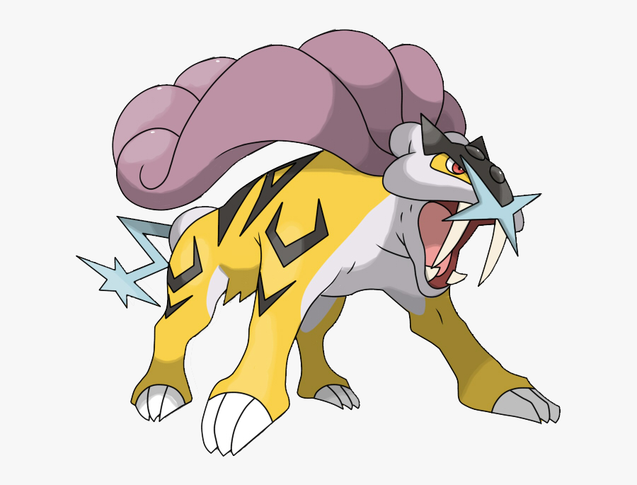 Pokemon 243 Raikou Pokedex - Raikou Transparent, Transparent Clipart