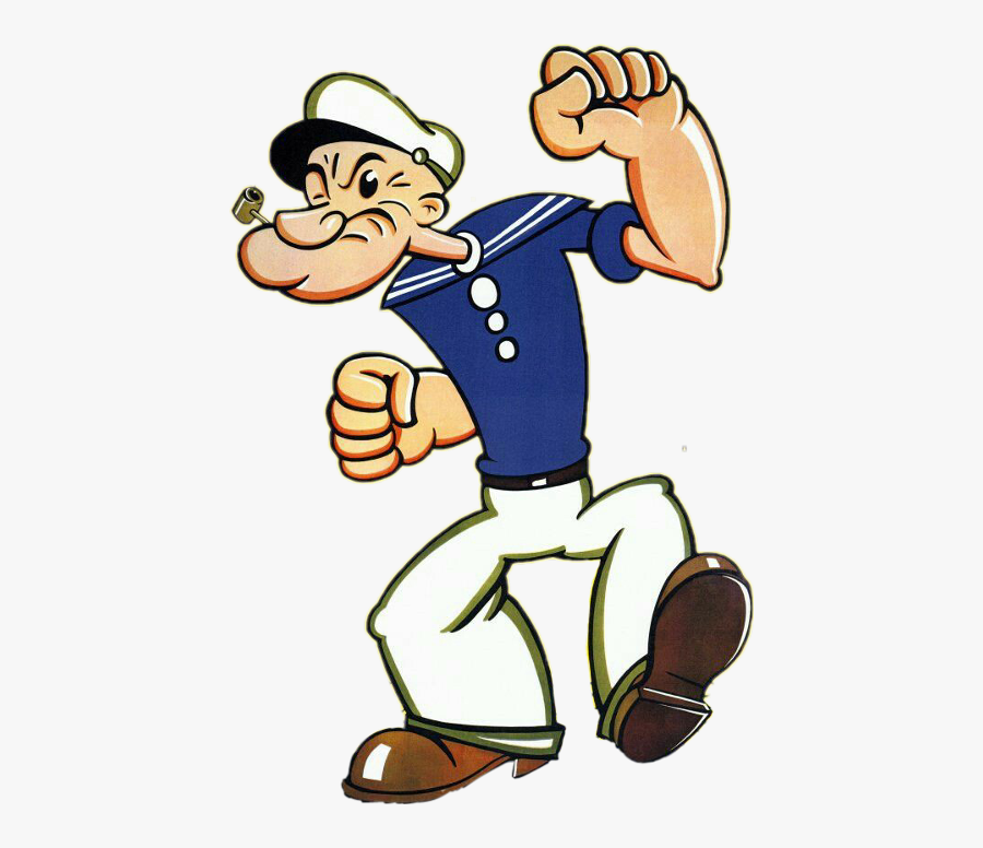 Cartoon Popeye Stickeremix Sticker Remixit - Popeye The Sailor Poster, Transparent Clipart